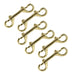 Jeffers Double End Bolt Snaps - IABM-6 - Solid Brass - 4" - 6 Pack - 7