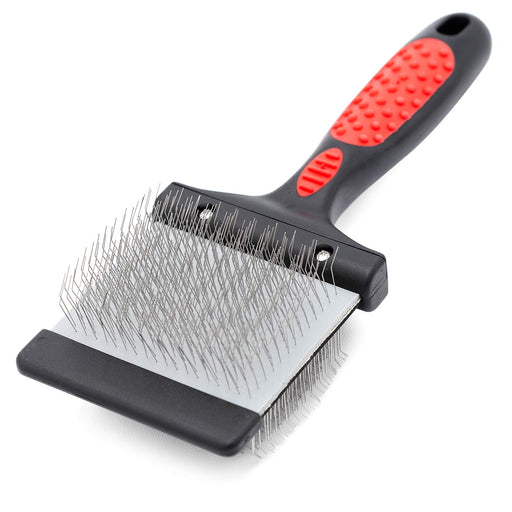 Jeffers Double - Sided Flex Head Pet Grooming Slicker Brush - UWDC - Large - Firm/Extra Firm - 1