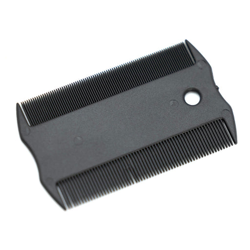 Jeffers Double - Sided Palm Flea Comb for Pets - UWF3 - Black - 3.25"L - 1 ct - 1