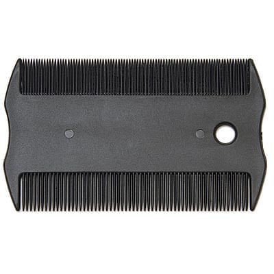Jeffers Double - Sided Palm Flea Comb for Pets - UWF3 - Black - 3.25"L - 1 ct - 2