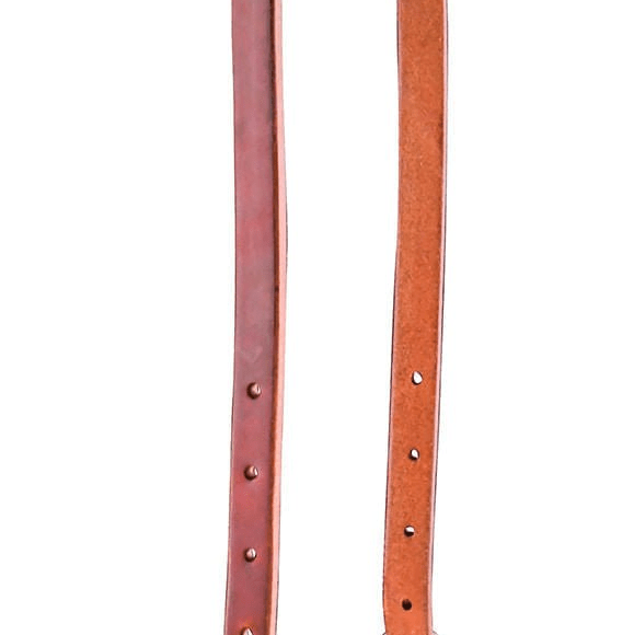 Jeffers "Dr. J" Harness Leather Amish Sliding Ear Headstall with Stainless Steel Hardware - MI1AA - 3