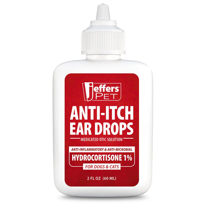 Jeffers Ear Flush and Anti - Itch Ear Drop Bundle for Dogs & Cats - JEF2RG-KIT - 2