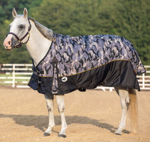 Jeffers Economy Plus 1200 Denier Standard Neck Turnout Sheet, 0 Gram - GAG1US - Urban Camo - 66" - 1