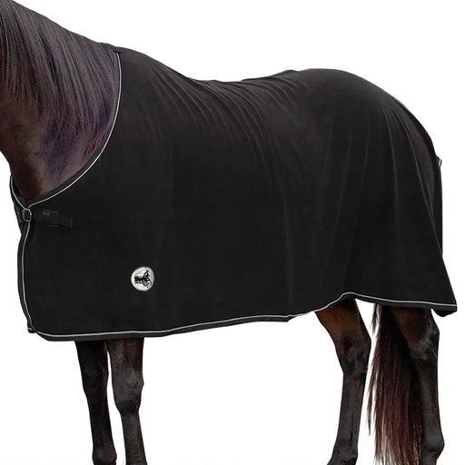 Jeffers Elite Fleece Horse Cooler Blanket, Black - Jeffers - Horse Supplies > Horse Blankets & Sheets