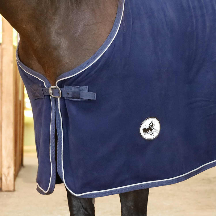 Jeffers Elite Fleece Horse Cooler Blanket - GAG1TZ - 66 in - Navy - 5