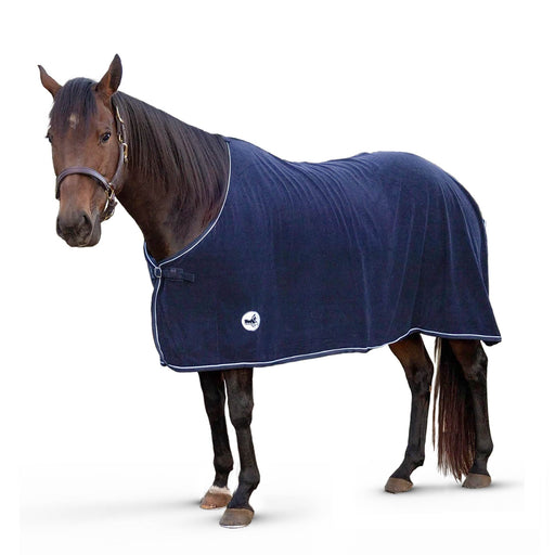 Jeffers Elite Fleece Horse Cooler Blanket, Navy - Jeffers - Horse Supplies > Horse Blankets & Sheets