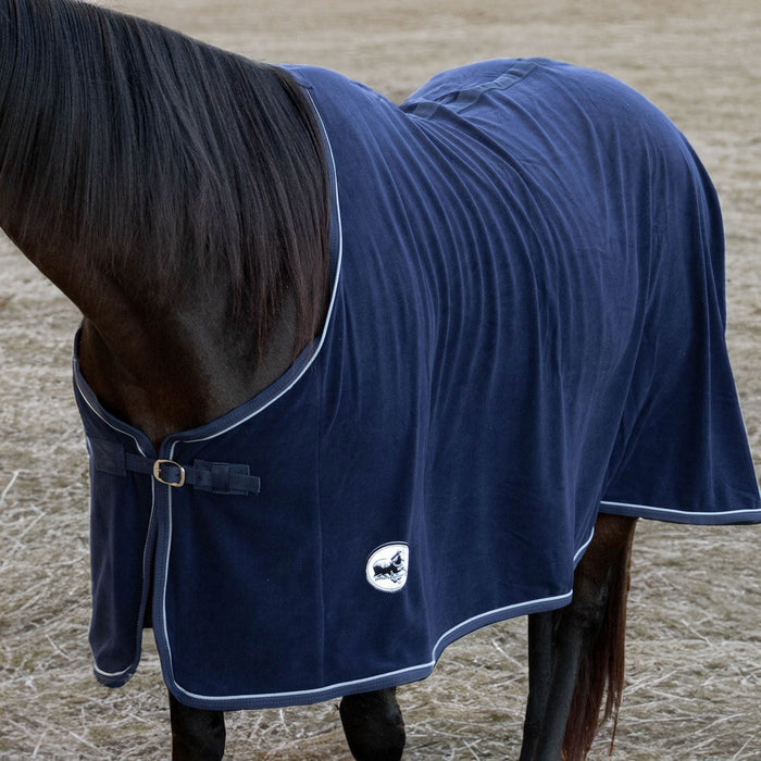 Jeffers Elite Fleece Horse Cooler Blanket, Navy - Jeffers - Horse Supplies > Horse Blankets & Sheets