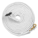 Jeffers Equine Braided Cotton Lunge Line with Rubber Stopper, 25' L - FML1 - White - 1