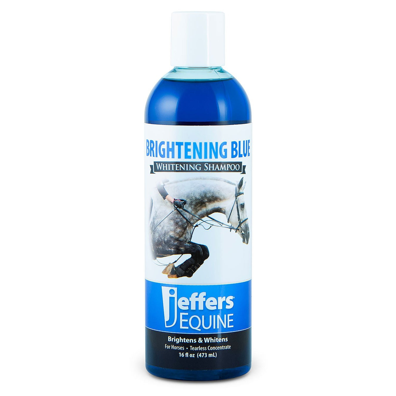 Jeffers Equine Brightening Blue Whitening Horse Shampoo - TZB6 - 16 oz - 1