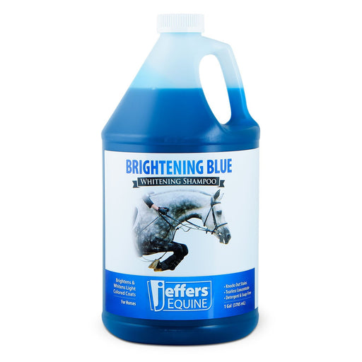 Jeffers Equine Brightening Blue Whitening Horse Shampoo - TZB8 - gallon - 8