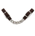 Jeffers Equine Nylon Curb Strap with Single Chain - SSZ2 - Brown - 5