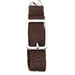 Jeffers Equine Nylon Curb Strap with Single Chain - SSZ2 - Brown - 7