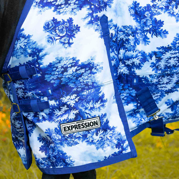 Jeffers Expression 1200 Denier Standard Neck Turnout Horse Blanket, 240 Gram - JEF2S9 - Equestrian Toile - 66" - 3