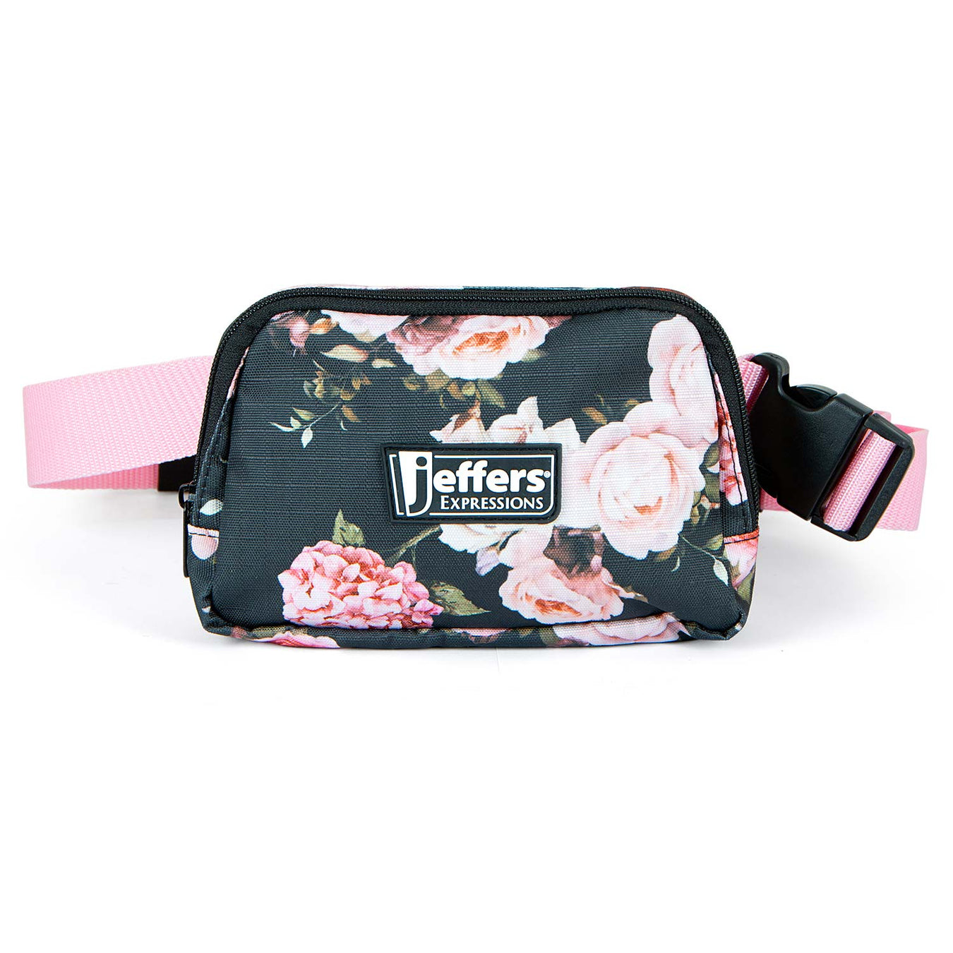 Jeffers Expression Adjustable Strap Belt Bag - JEF2KH - Rose Garden - 1