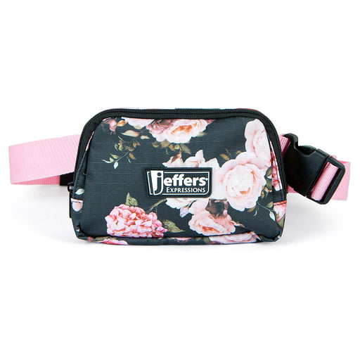 Jeffers Expression Adjustable Strap Belt Bag - JEF2KH - Rose Garden - 1