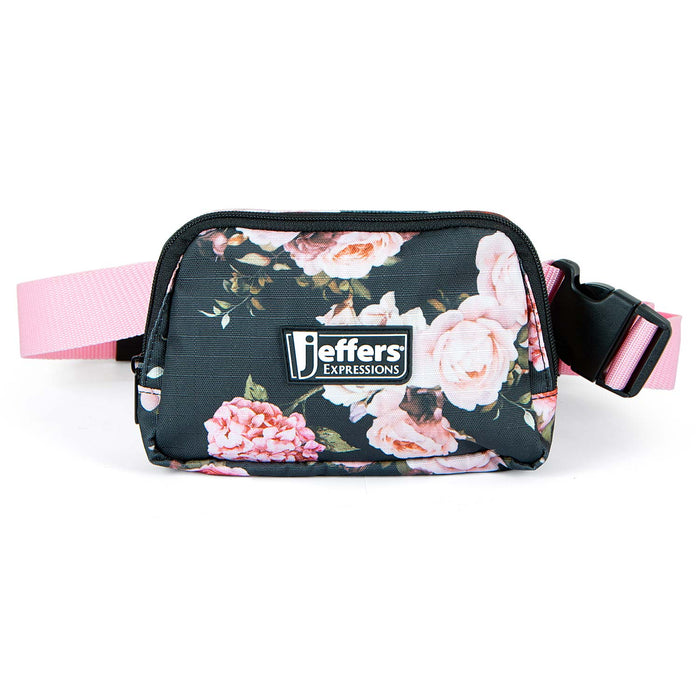 Jeffers Expression Adjustable Strap Belt Bag - JEF2KH - Rose Garden - 1