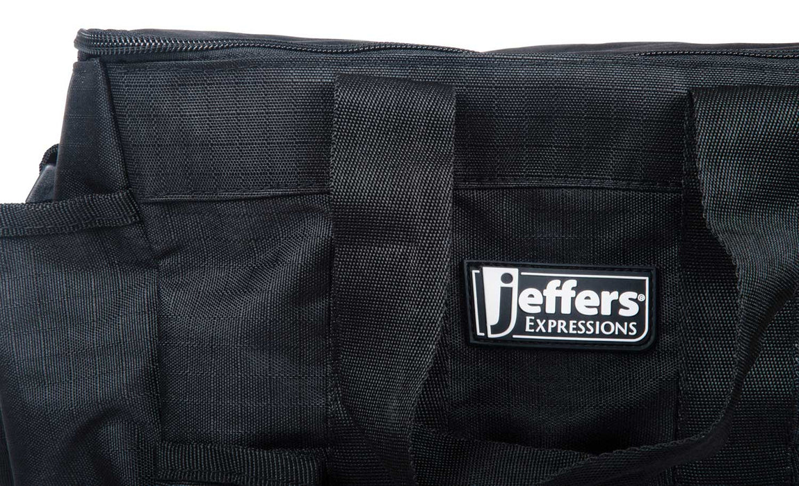 Jeffers Expression Deluxe Horse Grooming Bag with Adjustable Strap - JEF1S1 - Black - 20