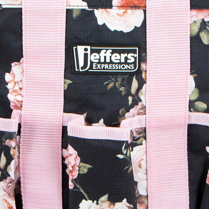 Jeffers Expression Deluxe Horse Grooming Bag with Adjustable Strap - JEF2JU - Rose Garden - 4