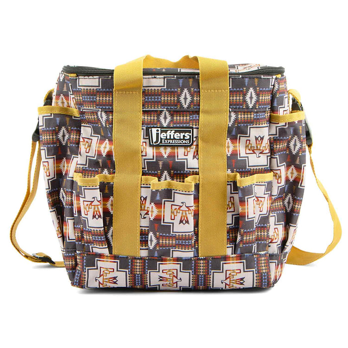 Jeffers Expression Deluxe Horse Grooming Bag with Adjustable Strap - JEF2W4 - Thunderbird - 12