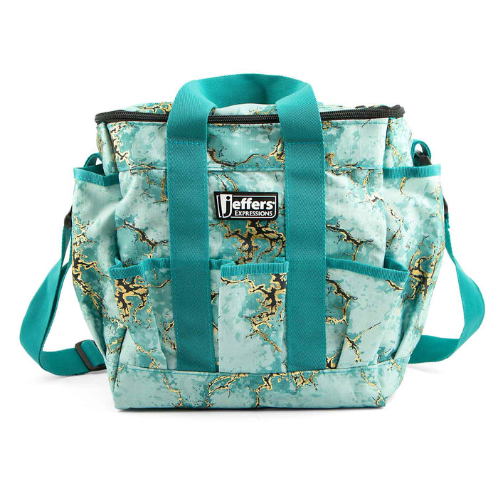 Jeffers Expression Deluxe Horse Grooming Bag with Adjustable Strap - JEF2W7 - Bisbee Blue - 10
