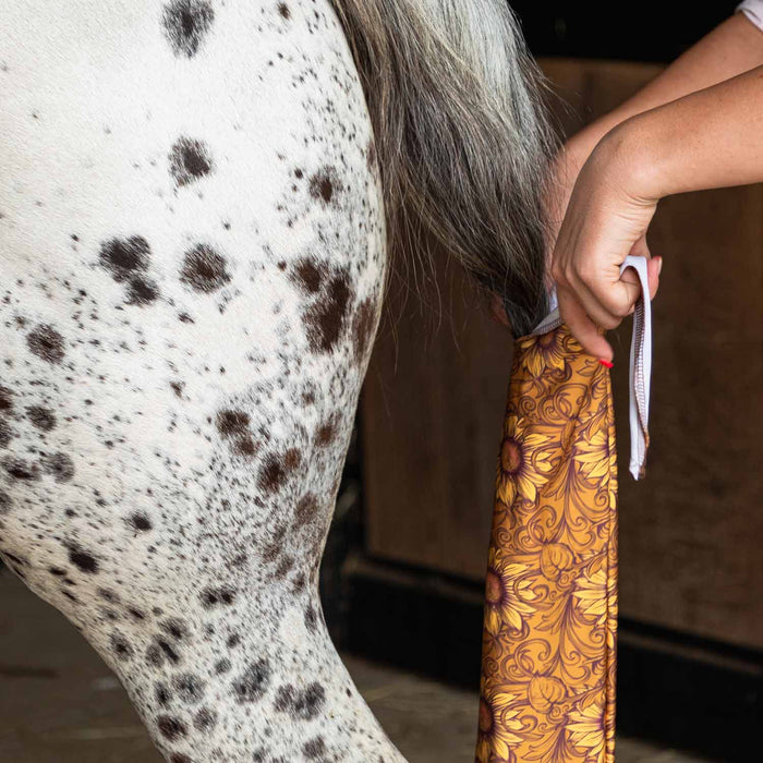 Jeffers Expression Lycra Horse Tail Bag, 24"L - JEF2YK - Bloomin' Toolin' - 6