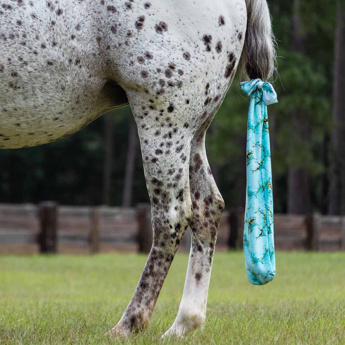 Jeffers Expression Lycra Horse Tail Bag, 24"L - JEF2YL - Bisbee Blue - 20