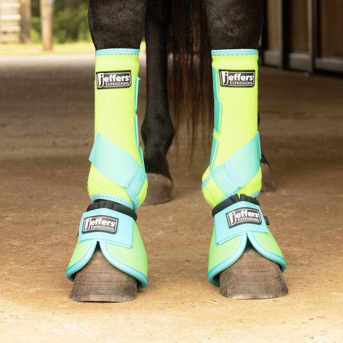 Jeffers Expression Neon Protective Boots - Jeffers - Horse Supplies > Horse Boots & Leg Wraps