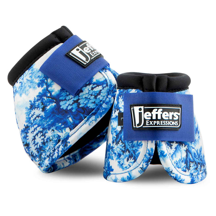 Jeffers Expression No - Turn Bell Boots for Horses, Pair - JEF2XY - Equestrian Toile - Medium - 2 ct - 20