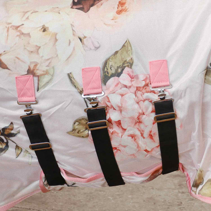 Jeffers Expression Softmesh Combo Neck Horse Fly Sheet - JEF2PN - Skater Cowgirl - 66" - 10