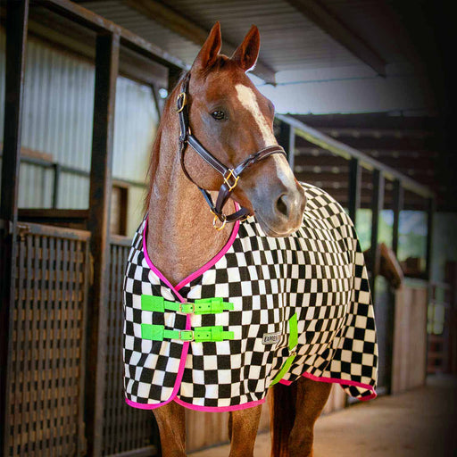 Jeffers Expression Standard Neck Fleece Cooler, Skater Cowgirl - Jeffers - Horse Supplies > Horse Blankets & Sheets