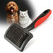 Jeffers Firm Pin Universal Slicker Pet Grooming Brush - UWU8 - Small - 1 - 1