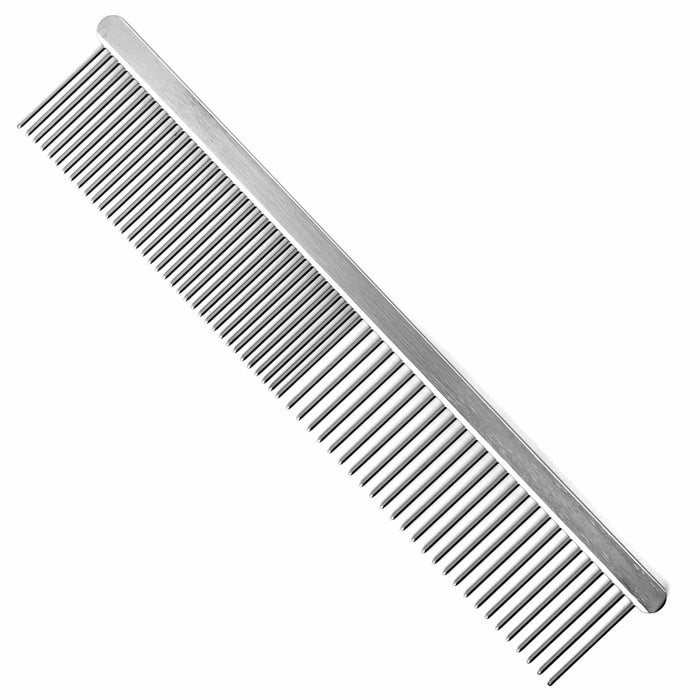Jeffers Flat Back Pet Grooming Combs - UWCE - 6"L - 7/8" teeth - 7