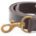 Jeffers Flat Leather Dog Leash with Hand Strap Handle, 6'L - 8M0E - 3/4"W x 6'L - 5