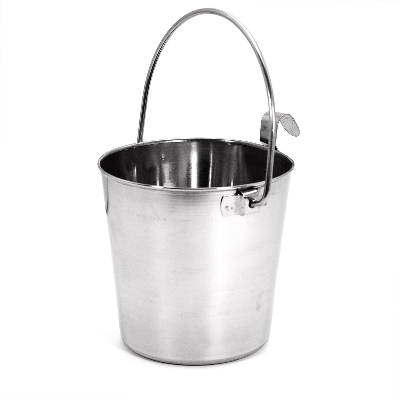Jeffers Flat-Sided Stainless Steel Pails with Hook & Handle - G3S1 - 1 Hook - 1 Quart - 1 - 1