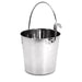 Jeffers Flat-Sided Stainless Steel Pails with Hook & Handle - G3S1 - 1 Hook - 1 Quart - 1 - 1