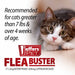 Jeffers Flea Buster Cat Monthly Oral Flea Supplement - JEFZV6 - 7 - 15 lbs - Tuna - 6 tabs - 4