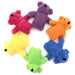 Jeffers Fleecy Bear Plush Squeaker Dog Toys - I7BA - 5" - 6 pk - Assorted - 5