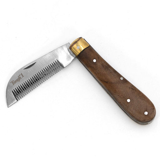 Jeffers Folding Pocket Stripping Comb for Horses - IACG - 1