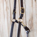 Jeffers Frankfort Triple Stitched Leather Horse Halter with Throat Snap, Adjustable, Breakaway - Ready, Premium Pre - Oiled Leather - JEF15S - Cob - Havana - 1 - 6