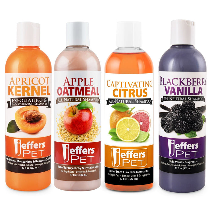 Jeffers Fruity Pup Shampoos, 4 Piece Kit - TZ1G-KIT - 1