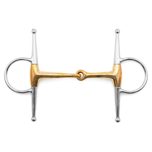 Jeffers Full Cheek Snaffle Horse Bit - A8SC - 5" Copper Mouth - 1