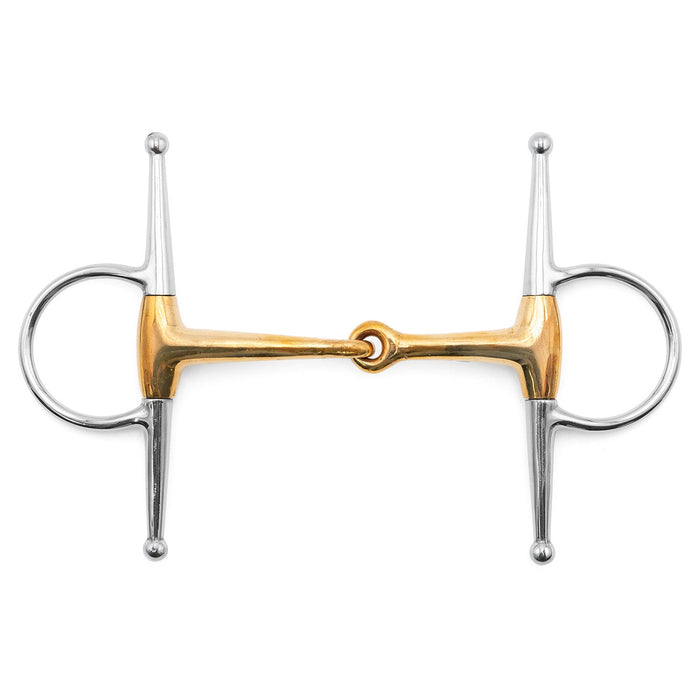 Jeffers Full Cheek Snaffle Horse Bit - A8SC - 5" Copper Mouth - 1