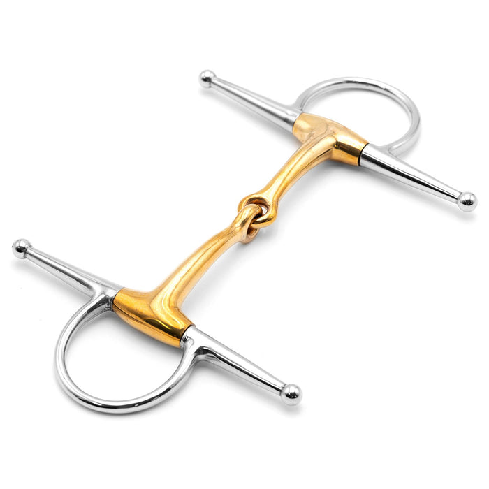 Jeffers Full Cheek Snaffle Horse Bit - A8SC - 5" Copper Mouth - 2