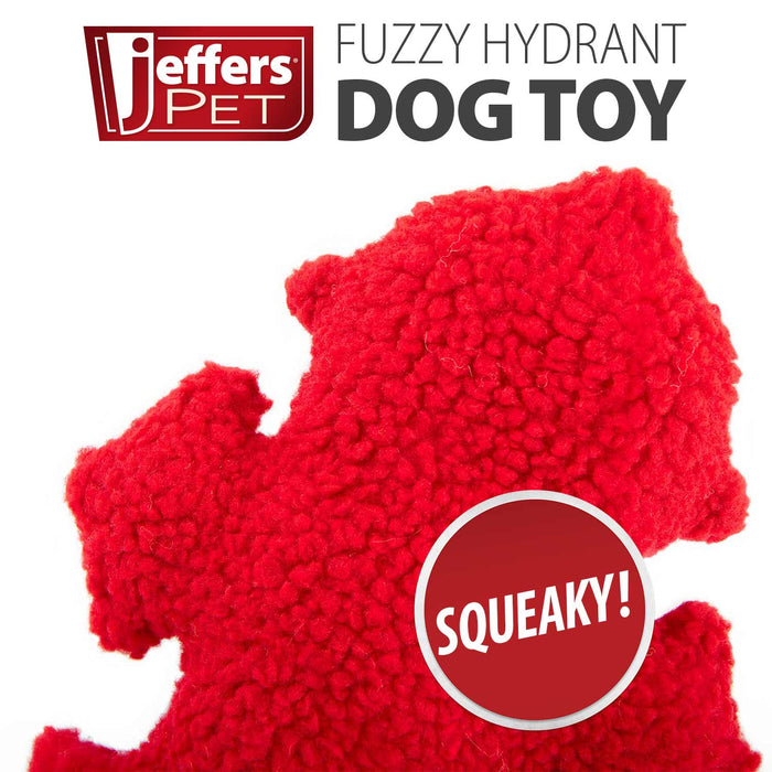 Jeffers Fuzzy Hydrant Squeaker Dog Toy, Each - I7ZG - 1 ct - 2