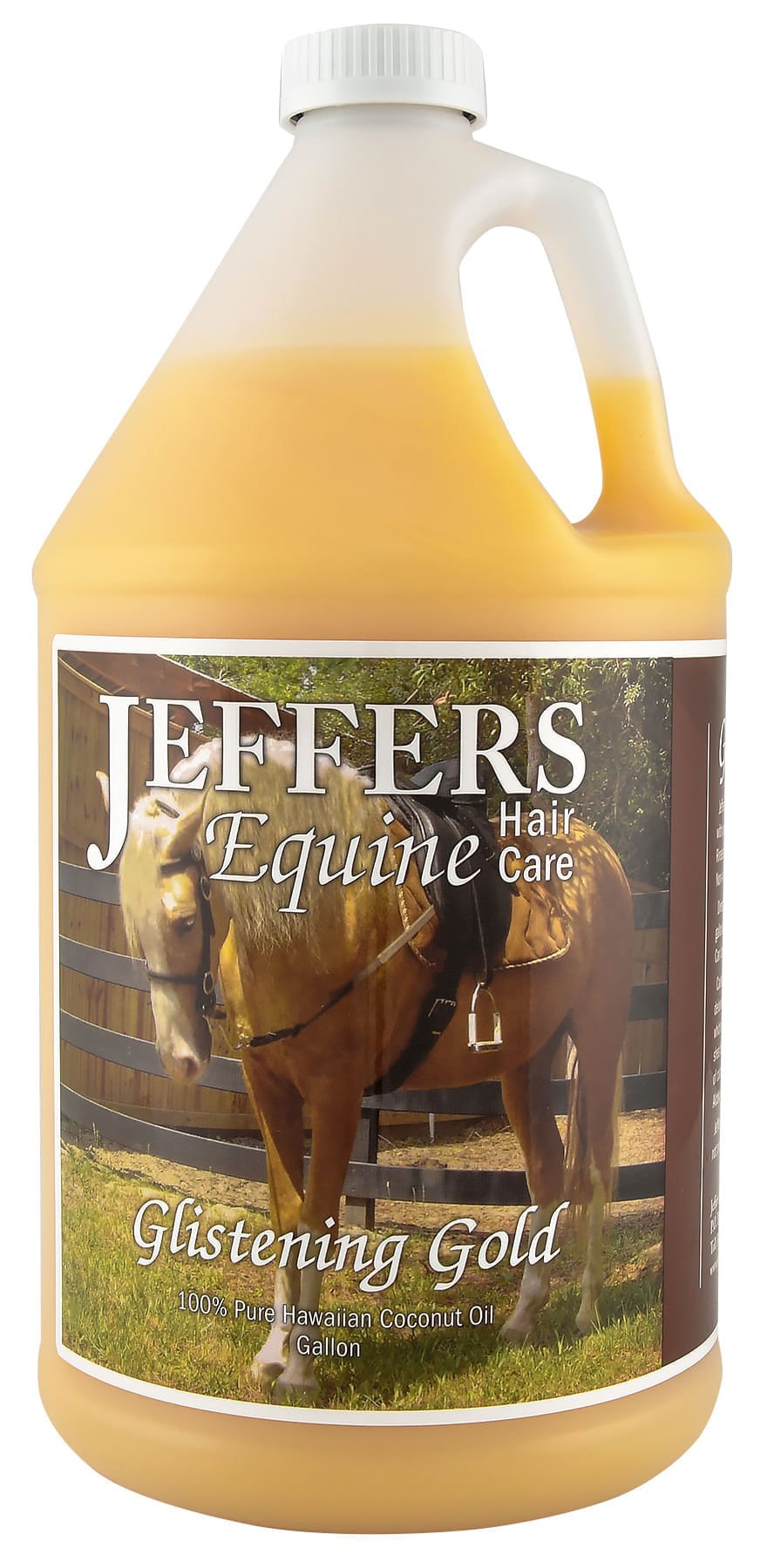Jeffers Glistening Gold Horse Shampoo with Vitamin E and Coconut Oil