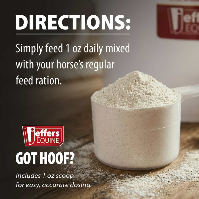 Jeffers Got Hoof? Hoof Builder Supplement for Horses, Powder - JAXG1 - Powder - 10 lbs (160 Day Supply) - 3