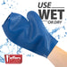 Jeffers GROOMIT - Rubber Grooming Glove for Animals - IAGH - Blue - 7