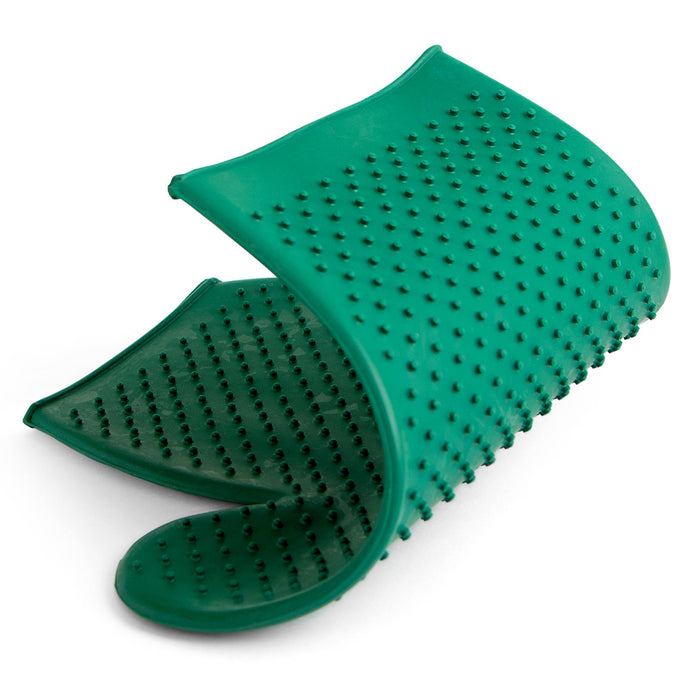Jeffers GROOMIT - Rubber Grooming Glove for Animals - IAGJ - Dark Green - 17