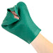 Jeffers GROOMIT - Rubber Grooming Glove for Animals - IAGJ - Dark Green - 15