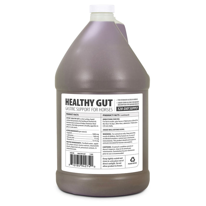 Jeffers Healthy Gut Gastric Support Liquid Supplement for Horses - JEF2PB - Gallon - 128 Day Supply - 1 - 5